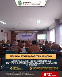 ADMIN SINKAL DAN ULU-ULU HARGOMULYO IKUTI PENINGKATAN KAPASITAS PAMONG KALURAHAN TAHUN 2026